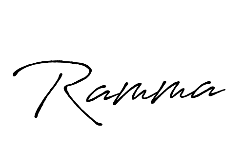 How to make Ramma name signature. Use Antro_Vectra_Bolder style for creating short signs online. This is the latest handwritten sign. Ramma signature style 7 images and pictures png