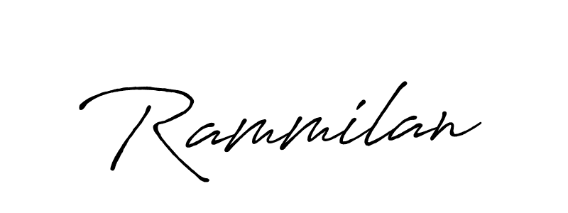 Antro_Vectra_Bolder is a professional signature style that is perfect for those who want to add a touch of class to their signature. It is also a great choice for those who want to make their signature more unique. Get Rammilan name to fancy signature for free. Rammilan signature style 7 images and pictures png