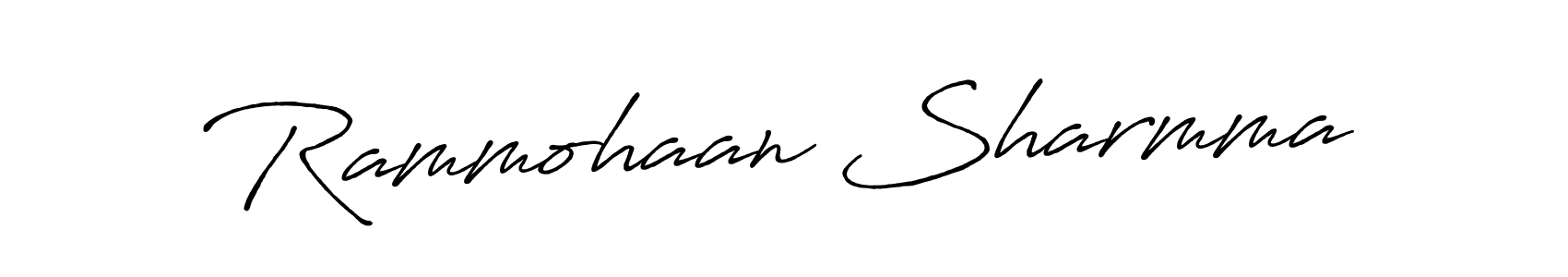 if you are searching for the best signature style for your name Rammohaan Sharmma. so please give up your signature search. here we have designed multiple signature styles  using Antro_Vectra_Bolder. Rammohaan Sharmma signature style 7 images and pictures png