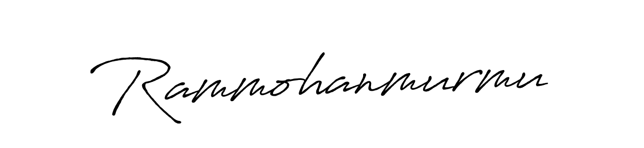 Rammohanmurmu stylish signature style. Best Handwritten Sign (Antro_Vectra_Bolder) for my name. Handwritten Signature Collection Ideas for my name Rammohanmurmu. Rammohanmurmu signature style 7 images and pictures png