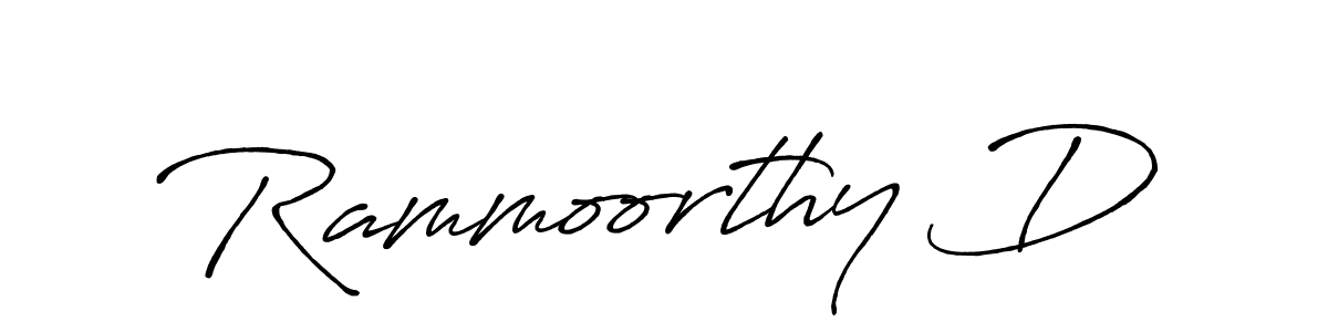 Also we have Rammoorthy D name is the best signature style. Create professional handwritten signature collection using Antro_Vectra_Bolder autograph style. Rammoorthy D signature style 7 images and pictures png