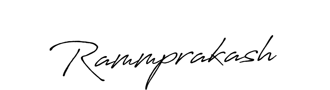 Rammprakash stylish signature style. Best Handwritten Sign (Antro_Vectra_Bolder) for my name. Handwritten Signature Collection Ideas for my name Rammprakash. Rammprakash signature style 7 images and pictures png