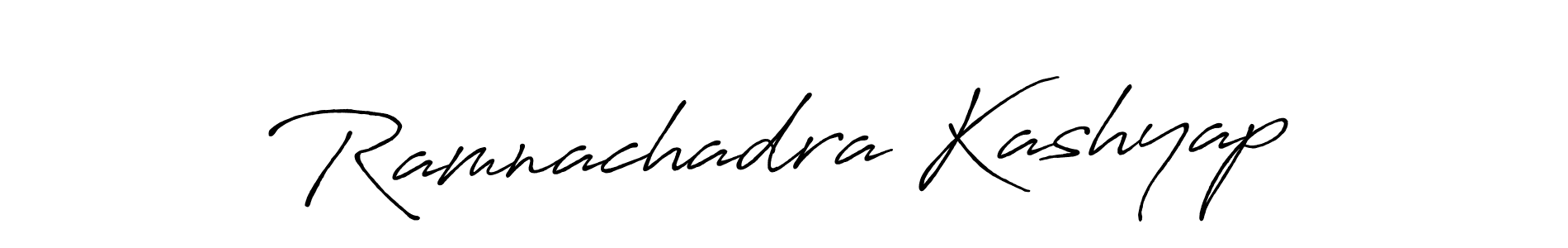 You should practise on your own different ways (Antro_Vectra_Bolder) to write your name (Ramnachadra Kashyap) in signature. don't let someone else do it for you. Ramnachadra Kashyap signature style 7 images and pictures png