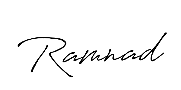 Use a signature maker to create a handwritten signature online. With this signature software, you can design (Antro_Vectra_Bolder) your own signature for name Ramnad. Ramnad signature style 7 images and pictures png