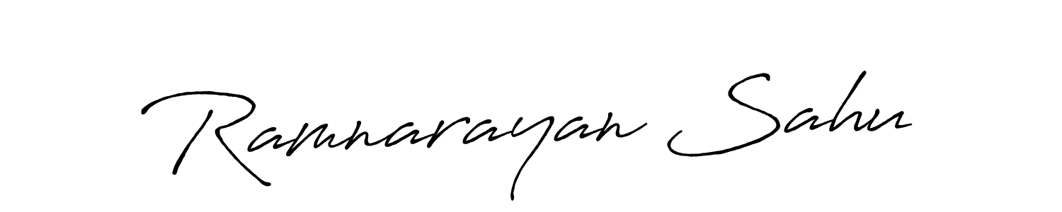 You should practise on your own different ways (Antro_Vectra_Bolder) to write your name (Ramnarayan Sahu) in signature. don't let someone else do it for you. Ramnarayan Sahu signature style 7 images and pictures png