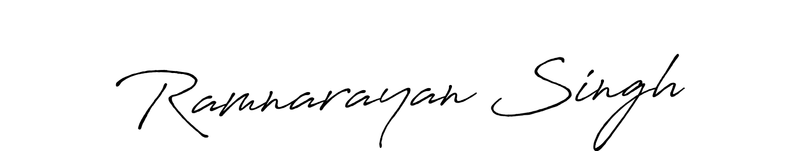Similarly Antro_Vectra_Bolder is the best handwritten signature design. Signature creator online .You can use it as an online autograph creator for name Ramnarayan Singh. Ramnarayan Singh signature style 7 images and pictures png