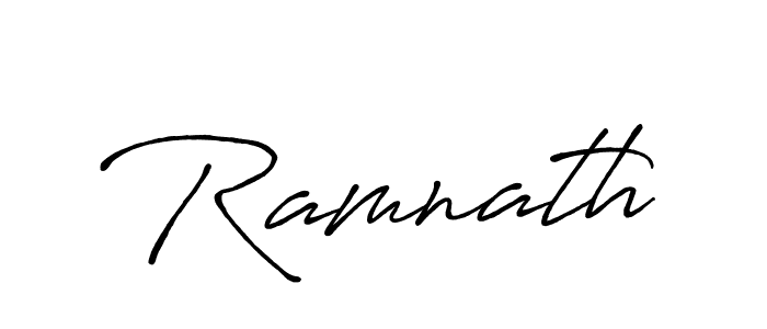 Also You can easily find your signature by using the search form. We will create Ramnath name handwritten signature images for you free of cost using Antro_Vectra_Bolder sign style. Ramnath signature style 7 images and pictures png