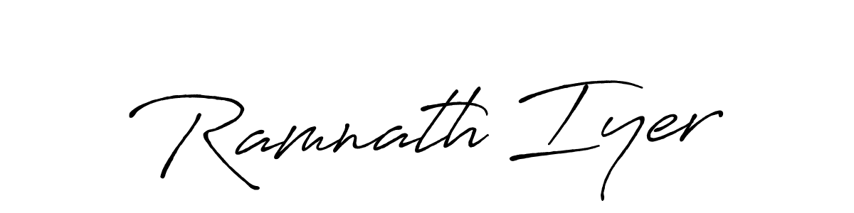 Best and Professional Signature Style for Ramnath Iyer. Antro_Vectra_Bolder Best Signature Style Collection. Ramnath Iyer signature style 7 images and pictures png