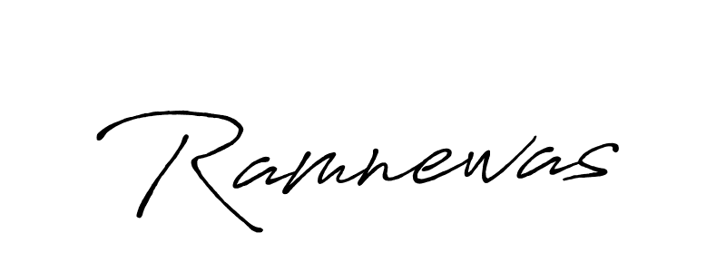 Also we have Ramnewas name is the best signature style. Create professional handwritten signature collection using Antro_Vectra_Bolder autograph style. Ramnewas signature style 7 images and pictures png