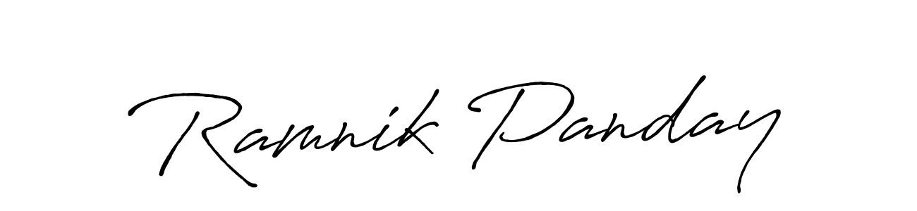 You can use this online signature creator to create a handwritten signature for the name Ramnik Panday. This is the best online autograph maker. Ramnik Panday signature style 7 images and pictures png