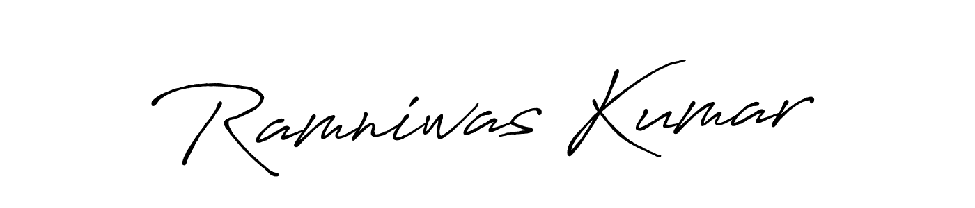 You should practise on your own different ways (Antro_Vectra_Bolder) to write your name (Ramniwas Kumar) in signature. don't let someone else do it for you. Ramniwas Kumar signature style 7 images and pictures png