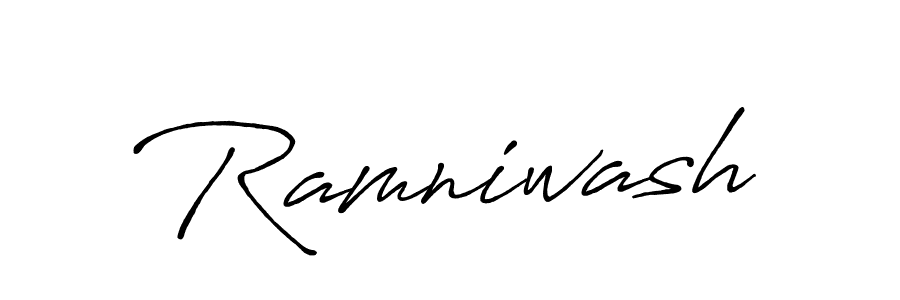 The best way (Antro_Vectra_Bolder) to make a short signature is to pick only two or three words in your name. The name Ramniwash include a total of six letters. For converting this name. Ramniwash signature style 7 images and pictures png