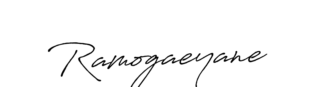 Design your own signature with our free online signature maker. With this signature software, you can create a handwritten (Antro_Vectra_Bolder) signature for name Ramogaeyane. Ramogaeyane signature style 7 images and pictures png