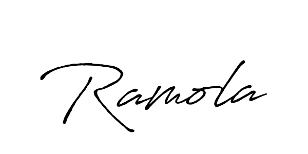 Similarly Antro_Vectra_Bolder is the best handwritten signature design. Signature creator online .You can use it as an online autograph creator for name Ramola. Ramola signature style 7 images and pictures png