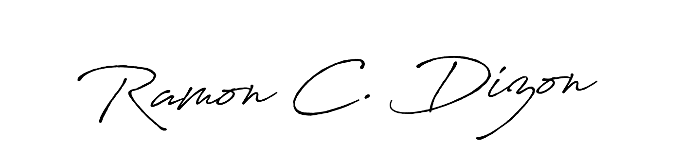 Make a short Ramon C. Dizon signature style. Manage your documents anywhere anytime using Antro_Vectra_Bolder. Create and add eSignatures, submit forms, share and send files easily. Ramon C. Dizon signature style 7 images and pictures png