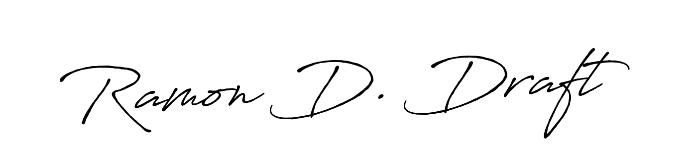 Make a short Ramon D. Draft signature style. Manage your documents anywhere anytime using Antro_Vectra_Bolder. Create and add eSignatures, submit forms, share and send files easily. Ramon D. Draft signature style 7 images and pictures png