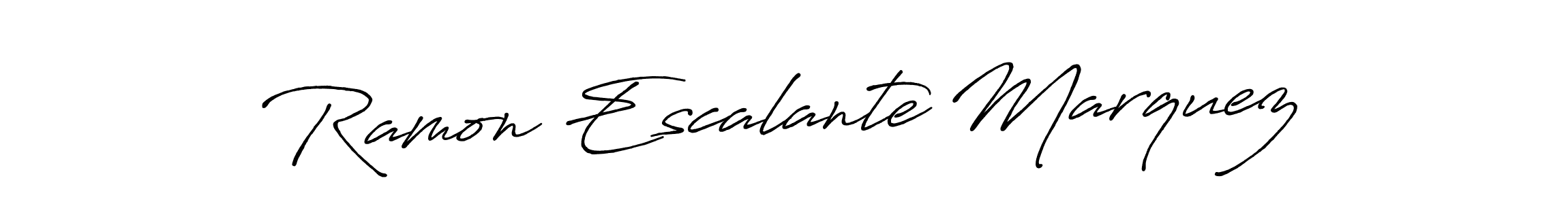 Ramon Escalante Marquez stylish signature style. Best Handwritten Sign (Antro_Vectra_Bolder) for my name. Handwritten Signature Collection Ideas for my name Ramon Escalante Marquez. Ramon Escalante Marquez signature style 7 images and pictures png