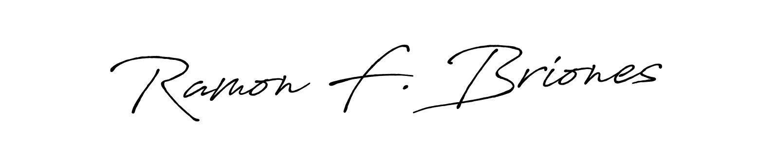 You can use this online signature creator to create a handwritten signature for the name Ramon F. Briones. This is the best online autograph maker. Ramon F. Briones signature style 7 images and pictures png