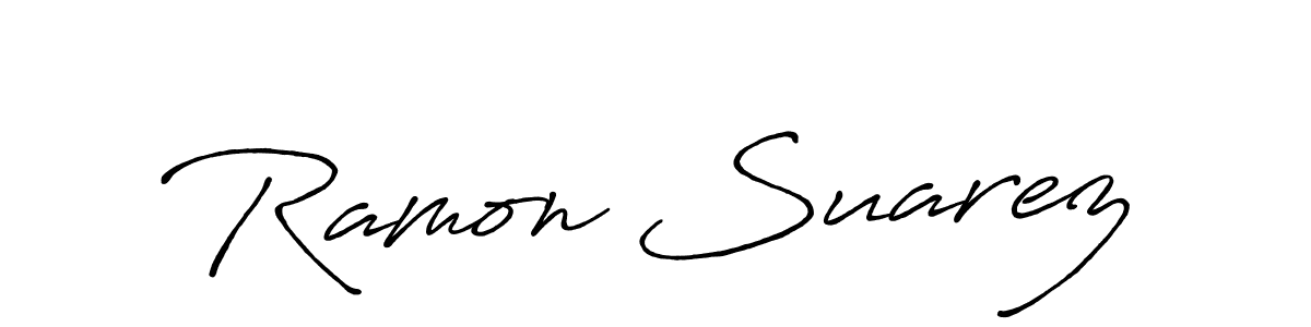 Make a beautiful signature design for name Ramon Suarez. Use this online signature maker to create a handwritten signature for free. Ramon Suarez signature style 7 images and pictures png