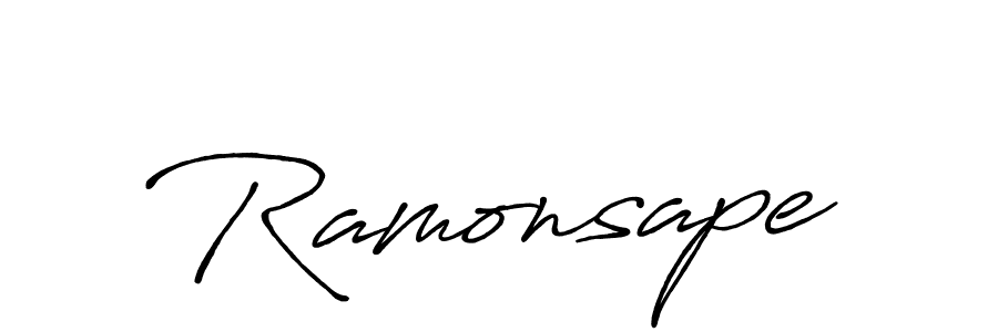 Also You can easily find your signature by using the search form. We will create Ramonsape name handwritten signature images for you free of cost using Antro_Vectra_Bolder sign style. Ramonsape signature style 7 images and pictures png