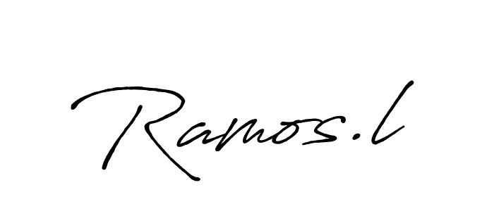 The best way (Antro_Vectra_Bolder) to make a short signature is to pick only two or three words in your name. The name Ramos.l include a total of six letters. For converting this name. Ramos.l signature style 7 images and pictures png