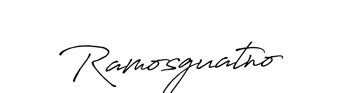 Ramosguatno stylish signature style. Best Handwritten Sign (Antro_Vectra_Bolder) for my name. Handwritten Signature Collection Ideas for my name Ramosguatno. Ramosguatno signature style 7 images and pictures png