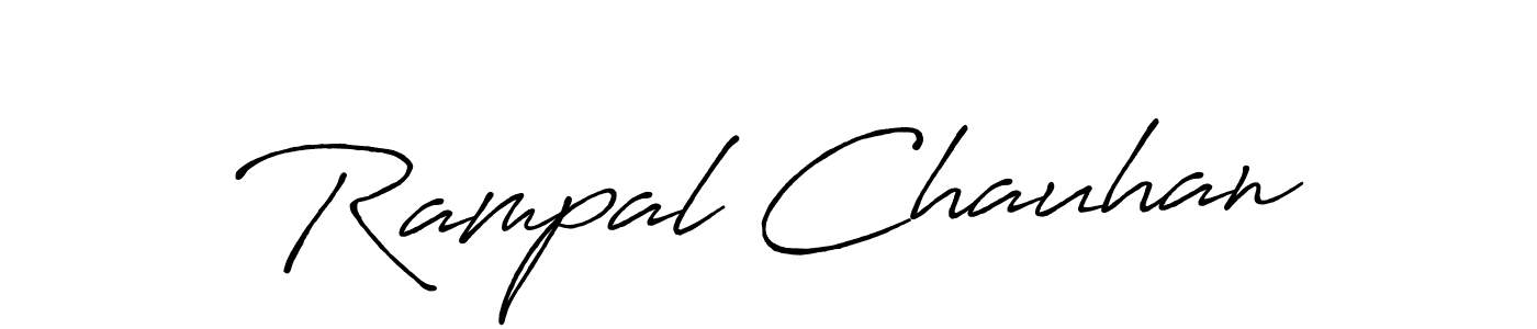 Also we have Rampal Chauhan name is the best signature style. Create professional handwritten signature collection using Antro_Vectra_Bolder autograph style. Rampal Chauhan signature style 7 images and pictures png