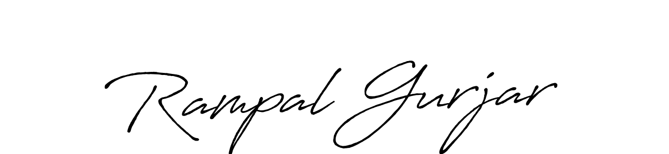 It looks lik you need a new signature style for name Rampal Gurjar. Design unique handwritten (Antro_Vectra_Bolder) signature with our free signature maker in just a few clicks. Rampal Gurjar signature style 7 images and pictures png