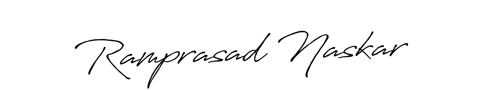 You can use this online signature creator to create a handwritten signature for the name Ramprasad Naskar. This is the best online autograph maker. Ramprasad Naskar signature style 7 images and pictures png