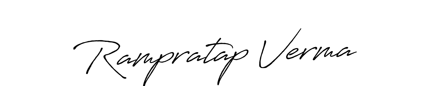 Also we have Rampratap Verma name is the best signature style. Create professional handwritten signature collection using Antro_Vectra_Bolder autograph style. Rampratap Verma signature style 7 images and pictures png