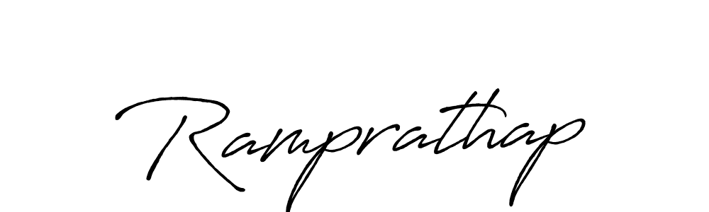 How to make Ramprathap signature? Antro_Vectra_Bolder is a professional autograph style. Create handwritten signature for Ramprathap name. Ramprathap signature style 7 images and pictures png