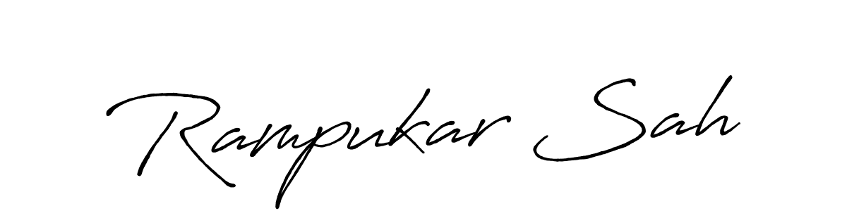 It looks lik you need a new signature style for name Rampukar Sah. Design unique handwritten (Antro_Vectra_Bolder) signature with our free signature maker in just a few clicks. Rampukar Sah signature style 7 images and pictures png