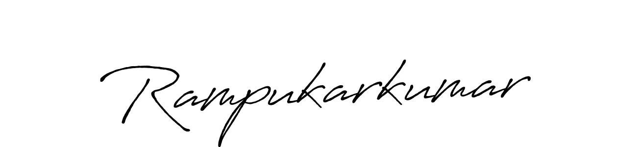 Rampukarkumar stylish signature style. Best Handwritten Sign (Antro_Vectra_Bolder) for my name. Handwritten Signature Collection Ideas for my name Rampukarkumar. Rampukarkumar signature style 7 images and pictures png