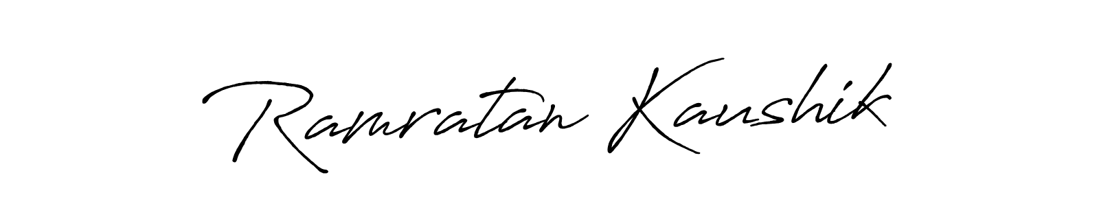 You can use this online signature creator to create a handwritten signature for the name Ramratan Kaushik. This is the best online autograph maker. Ramratan Kaushik signature style 7 images and pictures png