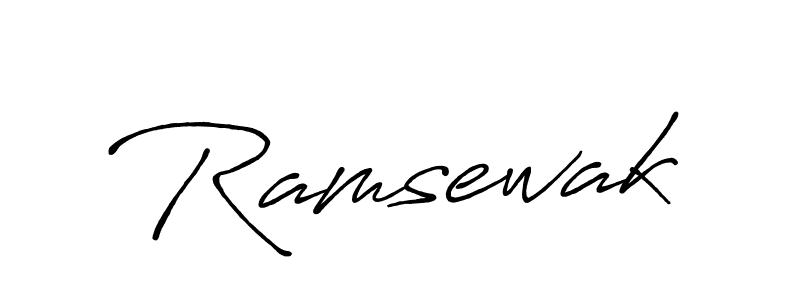 Also You can easily find your signature by using the search form. We will create Ramsewak name handwritten signature images for you free of cost using Antro_Vectra_Bolder sign style. Ramsewak signature style 7 images and pictures png