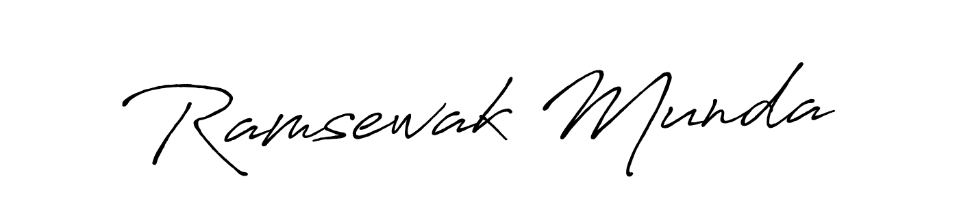 This is the best signature style for the Ramsewak Munda name. Also you like these signature font (Antro_Vectra_Bolder). Mix name signature. Ramsewak Munda signature style 7 images and pictures png