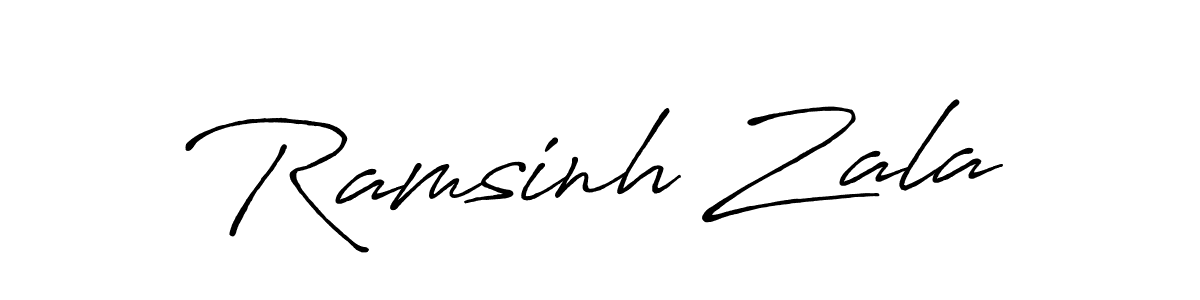 Once you've used our free online signature maker to create your best signature Antro_Vectra_Bolder style, it's time to enjoy all of the benefits that Ramsinh Zala name signing documents. Ramsinh Zala signature style 7 images and pictures png