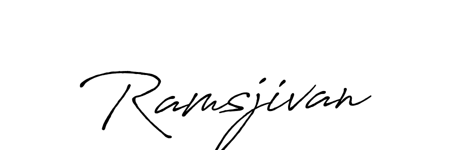 Once you've used our free online signature maker to create your best signature Antro_Vectra_Bolder style, it's time to enjoy all of the benefits that Ramsjivan name signing documents. Ramsjivan signature style 7 images and pictures png