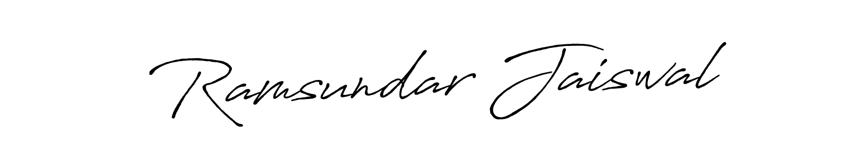 Similarly Antro_Vectra_Bolder is the best handwritten signature design. Signature creator online .You can use it as an online autograph creator for name Ramsundar Jaiswal. Ramsundar Jaiswal signature style 7 images and pictures png