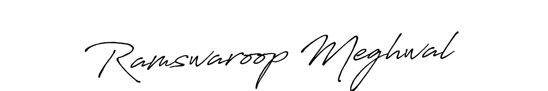 Here are the top 10 professional signature styles for the name Ramswaroop Meghwal. These are the best autograph styles you can use for your name. Ramswaroop Meghwal signature style 7 images and pictures png
