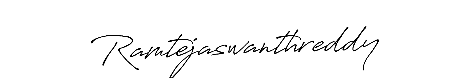 Ramtejaswanthreddy stylish signature style. Best Handwritten Sign (Antro_Vectra_Bolder) for my name. Handwritten Signature Collection Ideas for my name Ramtejaswanthreddy. Ramtejaswanthreddy signature style 7 images and pictures png