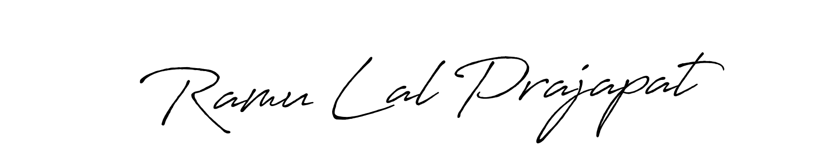 How to make Ramu Lal Prajapat signature? Antro_Vectra_Bolder is a professional autograph style. Create handwritten signature for Ramu Lal Prajapat name. Ramu Lal Prajapat signature style 7 images and pictures png