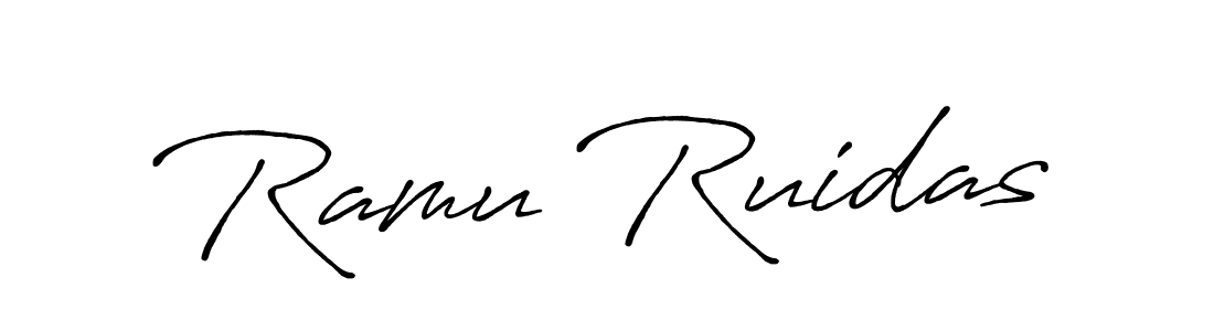 Make a beautiful signature design for name Ramu Ruidas. Use this online signature maker to create a handwritten signature for free. Ramu Ruidas signature style 7 images and pictures png