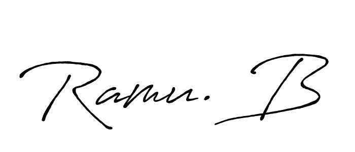 You can use this online signature creator to create a handwritten signature for the name Ramu. B. This is the best online autograph maker. Ramu. B signature style 7 images and pictures png