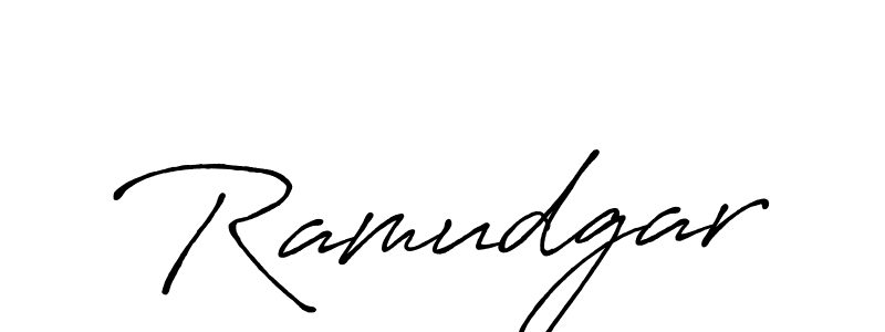 Make a beautiful signature design for name Ramudgar. With this signature (Antro_Vectra_Bolder) style, you can create a handwritten signature for free. Ramudgar signature style 7 images and pictures png