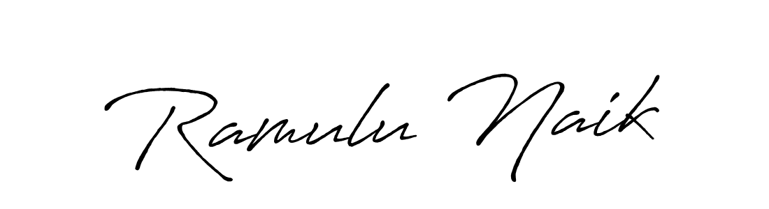 Similarly Antro_Vectra_Bolder is the best handwritten signature design. Signature creator online .You can use it as an online autograph creator for name Ramulu Naik. Ramulu Naik signature style 7 images and pictures png