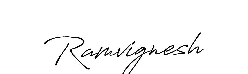 Best and Professional Signature Style for Ramvignesh. Antro_Vectra_Bolder Best Signature Style Collection. Ramvignesh signature style 7 images and pictures png