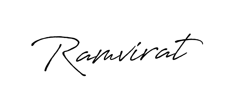 Also You can easily find your signature by using the search form. We will create Ramvirat name handwritten signature images for you free of cost using Antro_Vectra_Bolder sign style. Ramvirat signature style 7 images and pictures png