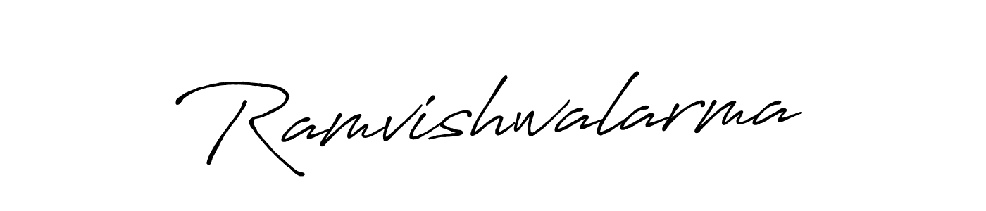 Ramvishwalarma stylish signature style. Best Handwritten Sign (Antro_Vectra_Bolder) for my name. Handwritten Signature Collection Ideas for my name Ramvishwalarma. Ramvishwalarma signature style 7 images and pictures png