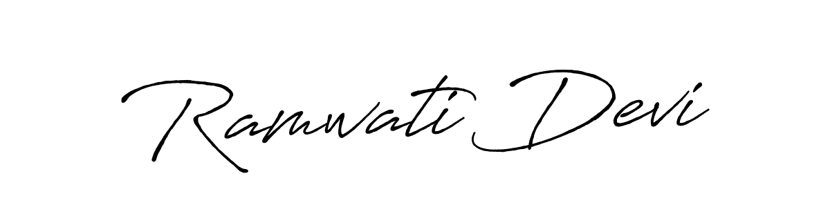 Make a beautiful signature design for name Ramwati Devi. Use this online signature maker to create a handwritten signature for free. Ramwati Devi signature style 7 images and pictures png